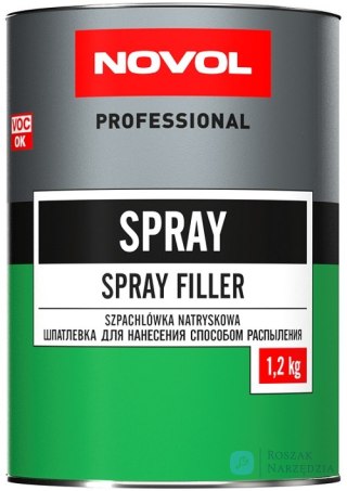 SZPACHLÓWKA NATRYSKOWA SPRAY 0,8 L NOVOL