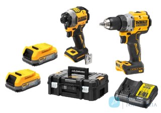 ZESTAW WKRĘTARKA DCD800 + ZAKRĘTARKA DCF850 18V 2*1.7AH DEWALT