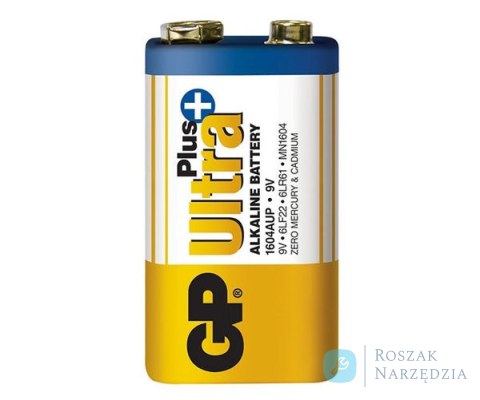 BATERIA ULTRA+ ALKALINE 9V 6LF22 GP BATTERY