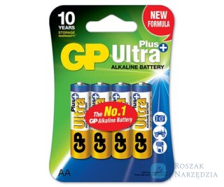 BATERIA ULTRA+ ALKALINE AA LR6 1.5V 4 SZTUKI GP BATTERY