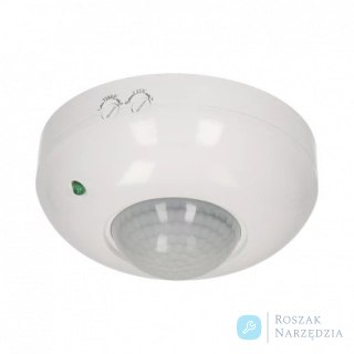 CZUJNIK RUCHU 1200W 360 STOPNI BIAŁY ORNO