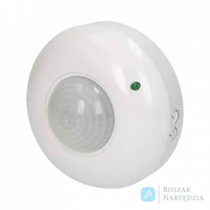 CZUJNIK RUCHU 1200W 360 STOPNI BIAŁY ORNO