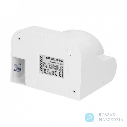 CZUJNIK RUCHU 180ST IP44 1200W BIAŁY ORNO