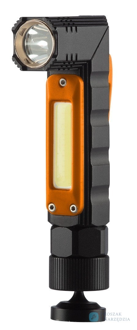 LATARKA AKUMULATORAWA USB 300 LM 2 W 1 CREE XPE + COB LED NEO