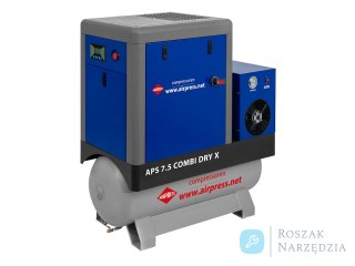 KOMPRESOR ŚRUBOWY APS 7.5 COMBI DRY X AIRPRESS