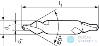 Nawiertak do nakiełków HSS 1mm GÜHRING