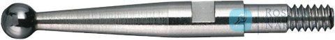 Koncowka pomiarowa z kulka z weglika spiek . D2x12mm KÄFER