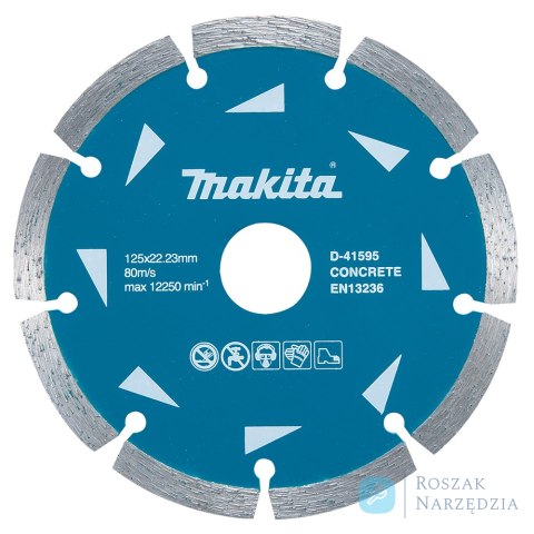 TARCZA DIAMENTOWA SEGMENTOWA 125MM MAKITA