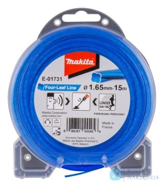 ŻYŁKA NYLONOWA KONICZYNA 1.65MM/15M MAKITA