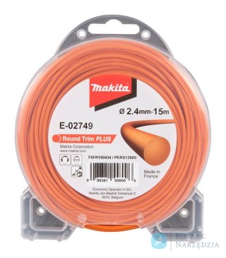 ŻYŁKA NYLONOWA OKRĄGŁA 2.4MM/15M MAKITA