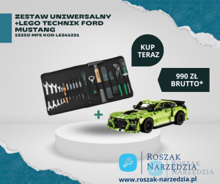 Zestaw uniwersalny Stahlwille + LEGO TECHNIK FORD MUSTANG