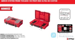 SKRZYNKA NARZĘDZIOWA QBRICK SYSTEM PRIME TOOLBOX 150 PROFI QBRICK