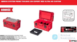 SKRZYNKA NARZĘDZIOWA QBRICK SYSTEM PRIME TOOLBOX 250 EXPERT QBRICK