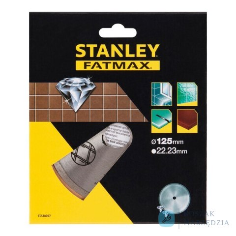 TARCZA DIAMENTOWA PEŁNA 125MM STANLEY