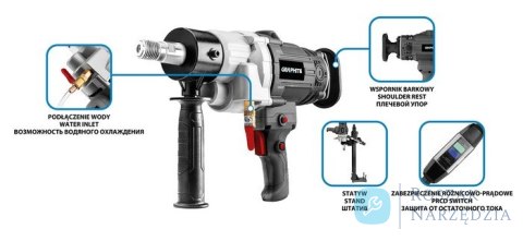 WIERTNICA DIAMENTOWA 2200W GRAPHITE