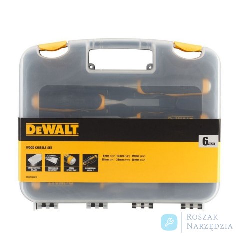 DŁUTA DO DREWNA ZESTAW 6 SZT. DEWALT