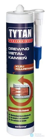 KLEJ POLIURETANOWY FIX - DREWNO, METAL, KAMIEŃ 290ML TYTAN