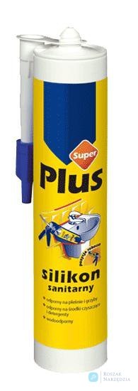 SILIKON SUPER PLUS SANITARNY 280ML BIAŁY TYTAN