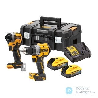 ZESTAW WKRĘTARKA DCD800 + ZAKRĘTARKA DCF850 18V 2*5.0AH DEWALT