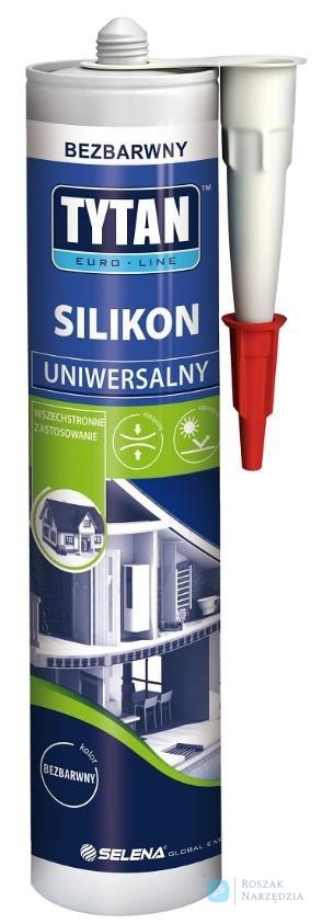 SILIKON TYTAN EURO-LINE 280ML BIAŁY TYTAN