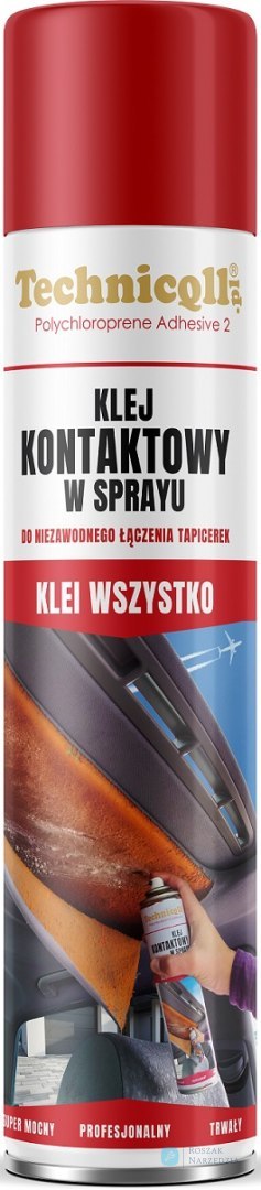 KLEJ KONTAKTOWY W SPRAYU 300ML TECHNICQLL