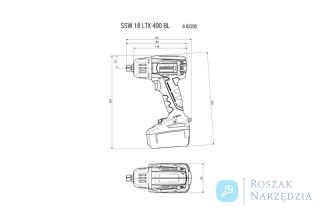 ZESTAW COMBO 18V BS+SSW+WBQ+BSA 2*10.0AH METABO