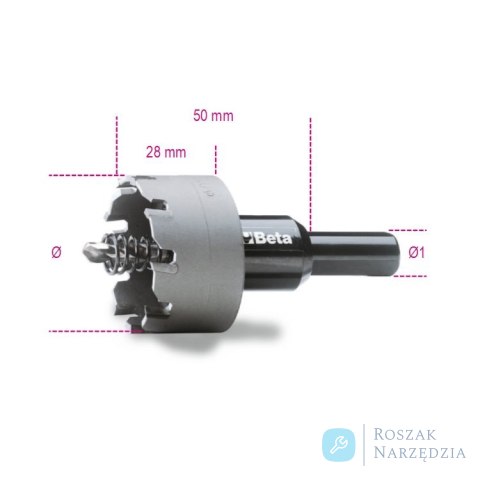 Otwornica z węglików spiekanych 29 mm, 452 Beta