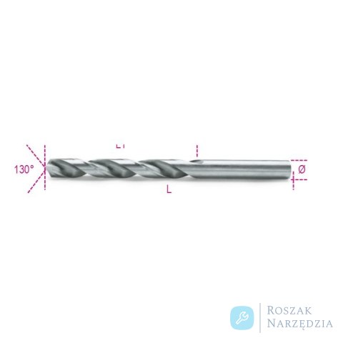 Wiertło kręte cylindryczne szlifowane HSS 1,00 mm DIN338, 412 Beta