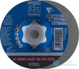 Sciernica tarcz.CC-GRIND Solid SGP STEEL 180mm PFERD