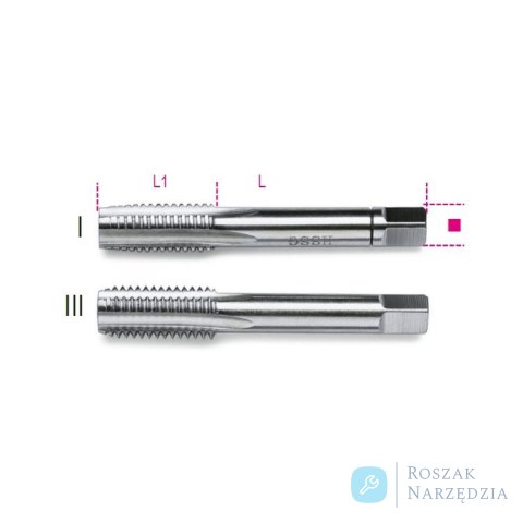 Gwintownik ręczny M15x1,5 mm, 2-cz. Beta