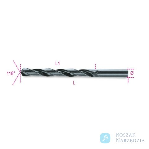 Wiertło cylindryczne walcowane HSS 5/64" DIN338, 410AS Beta