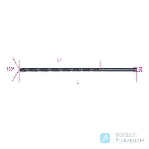 Wiertło kręte cylindryczne szlifowane HSS 10,00 mm DIN8169, 412XL Beta