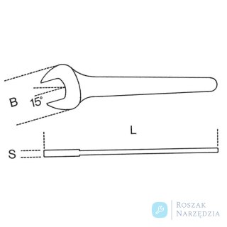 Klucz płaski jednostronny izolowany 1000V 10 mm, 52MQ Beta