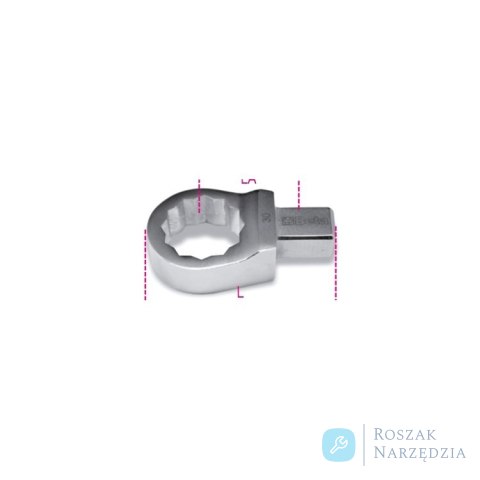 Końcówka wtykowa 14x18 mm oczkowa 24 mm, 653 Beta