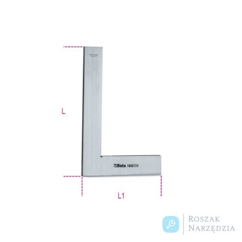 Kątownik ślusarski 150x100 mm DIN875/0, 1666 Beta