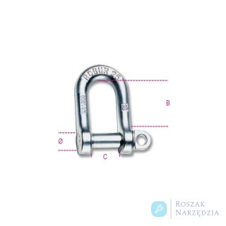 Szakla podłużna kuta ocynkowana 10 mm, WLL 400 kg Robur