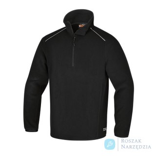 Bluza polarowa 7636N czarna z odblaskowymi detalami, roz. XL Beta