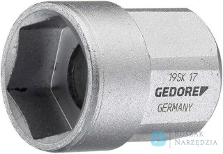 Nasadka 6-kątna 1/2", wewnętrzne 12x25mm GEDORE