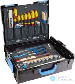 Zestaw narzędzi dla rzemieślników 136 w walizce L-Boxx, 58-częściowy GEDORE