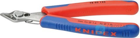 Szczypce tnące boczne dla elektroników, 140 mm, 78 03 140, KNIPEX