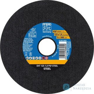 Tarcza do ciecia, prosta A60PPS 125x1mm PFERD