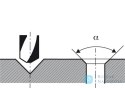 Zestaw nasadek do wykręcania śrub, 2-ostrz., do gwintu prawego i lewego, 5-częściowy rozmiar 1-5 RENNSTEIG