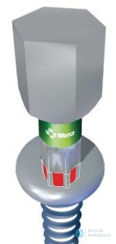 Bit ciagliwo-twardy 1/4" DIN3126C6,3 SIT25x25mm Wera