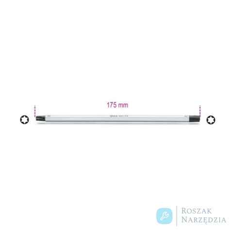 Grot dwustronny TORX T10-T15, dł. 175 mm, 1281TX Beta