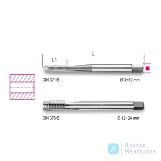 Gwintownik maszynowy HSS do otworów przelotowych M10x1,5, 428FP Beta