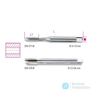 Gwintownik maszynowy do otworów przelotowych M12x1,75 HSS-CO 5% kobaltowy, 429FP Beta