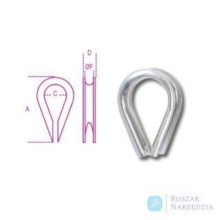 Kausza nierdzewna AISI 316 ø 10 mm Robur