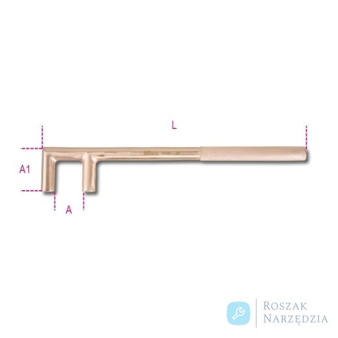 Klucz do zaworów nieiskrzący CU-BE 60 mm Beta Klucz do zaworów nieiskrzący CU-BE 60 mm Beta