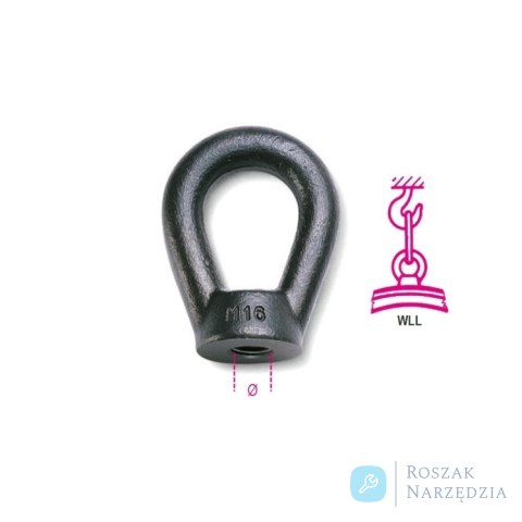 Nakrętka z uchem M14 WLL 250 kg Robur Nakrętka z uchem M14 WLL 250 kg Robur
