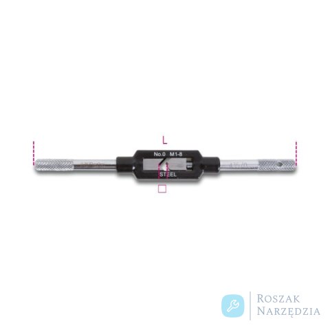 Pokrętło nastawne do gwintowników 5,5-16M9-M27, dł. 430 mm, do gwintowników 430 i 433 Beta